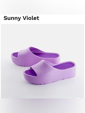 Lemon Jelly Sunny Violet Platform Slide